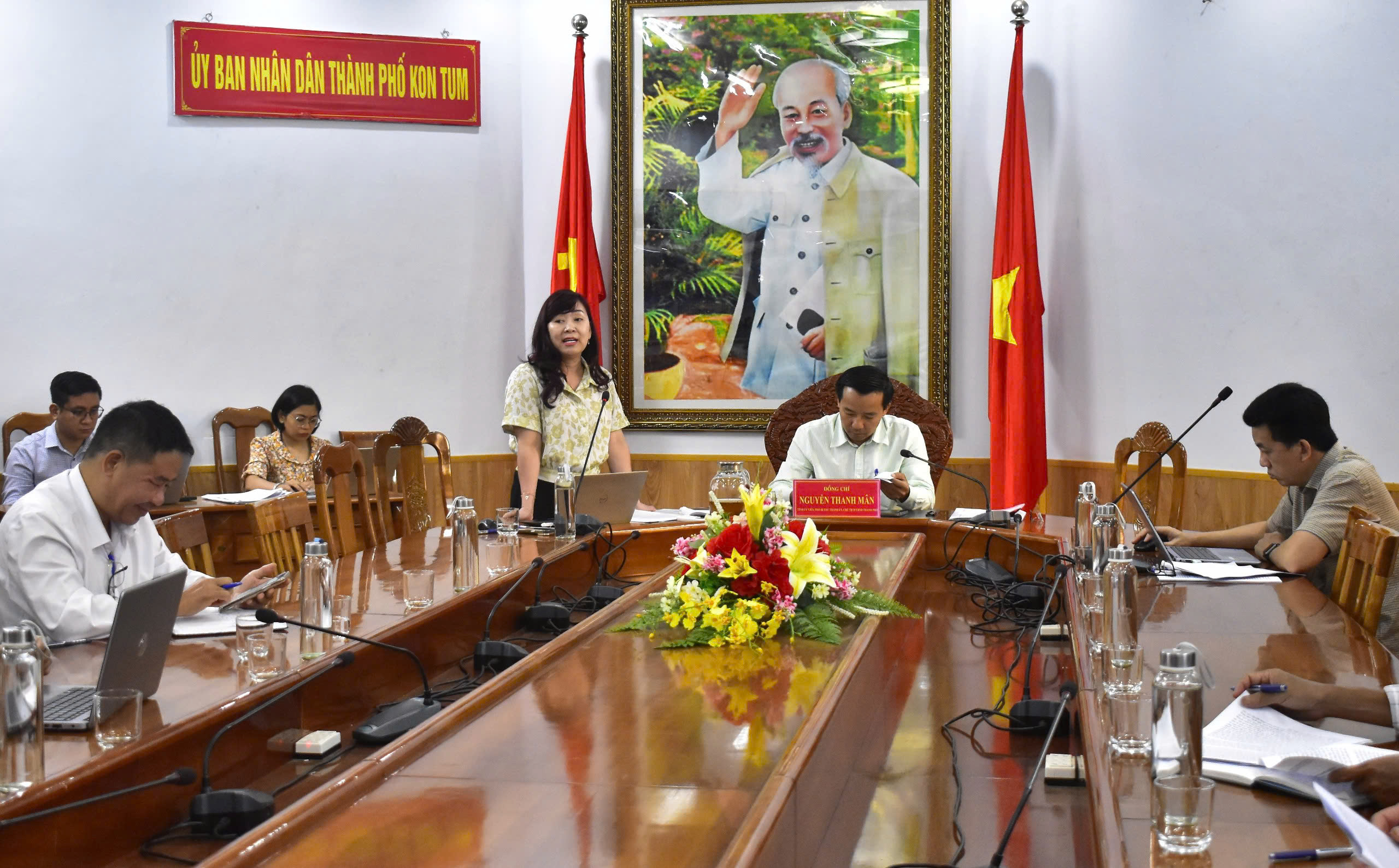 Hội nghị cho ý kiến về Văn kiện Đại hội Đảng bộ phường Đăk Cấm, Đăk Bla (mới), nhiệm kỳ 2025-2030